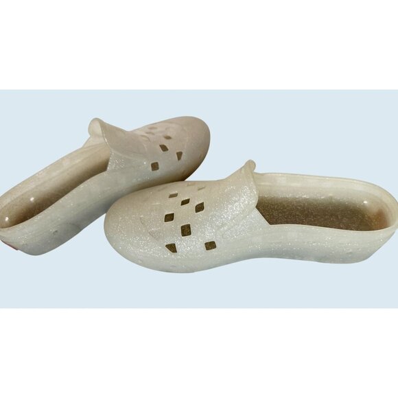 VANS Slip On Mule TRK Glitter Gray Sandal Waterproof Size 8.5 - Picture 7 of 8